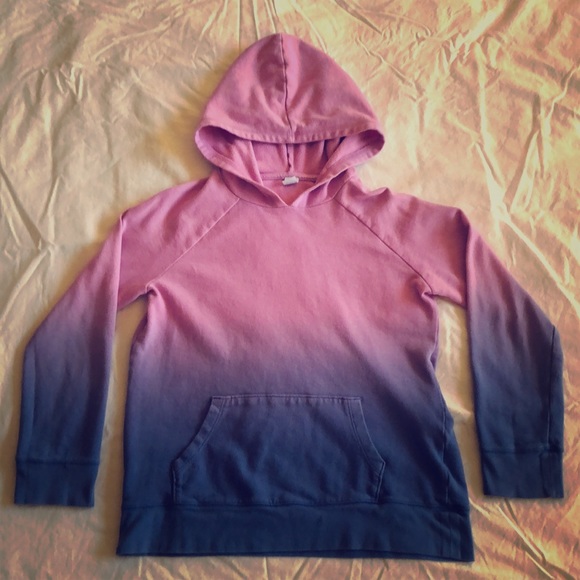 Girls Old Navy Sweatshirt, Pink and Purple Ombré - Picture 1 of 4